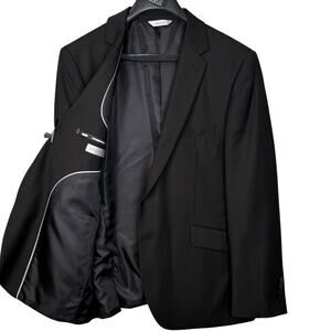 Lineage Black 2-Piece Suit 44R Jacket 38W Pants NWT